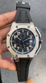 Audemars Piguet Royal Oak Offshore Lebron James 44 mm Chronograph 26210OI Silver Replika Saat APOS030