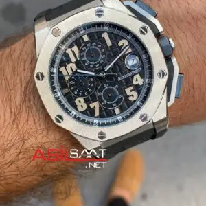 Audemars Piguet Royal Oak Offshore Lebron James 44 mm Chronograph 26210OI Silver Replika Saat APOS030