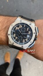 Audemars Piguet Royal Oak Offshore Lebron James 44 mm Chronograph 26210OI Silver Replika Saat APOS030