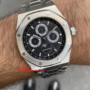 Audemars Piguet Royal Oak Perpetual Calendar 25820SP Siyah Replika Saat