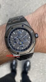 Audemars Piguet Royal Oak Perpetual Calendar 26579CE Black Ceramic Replika Saat