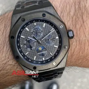 Audemars Piguet Royal Oak Perpetual Calendar 26579CE Black Ceramic Replika Saat