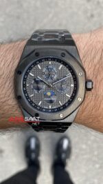 Audemars Piguet Royal Oak Perpetual Calendar 26579CE Black Ceramic Replika Saat