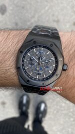 Audemars Piguet Royal Oak Perpetual Calendar 26579CE Black Ceramic Replika Saat