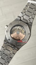 Audemars Piguet Royal Oak Siyah Kadran 15400ST Diamond Silver Replika Saat