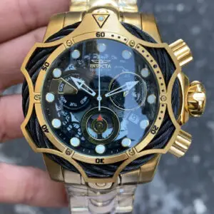 Invicta Venom Chronograph Gold Siyah Kadran