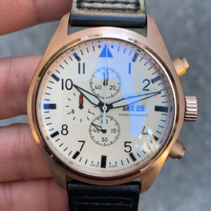 Iwc Pilot's Top Gun Rose Chronograph Beyaz