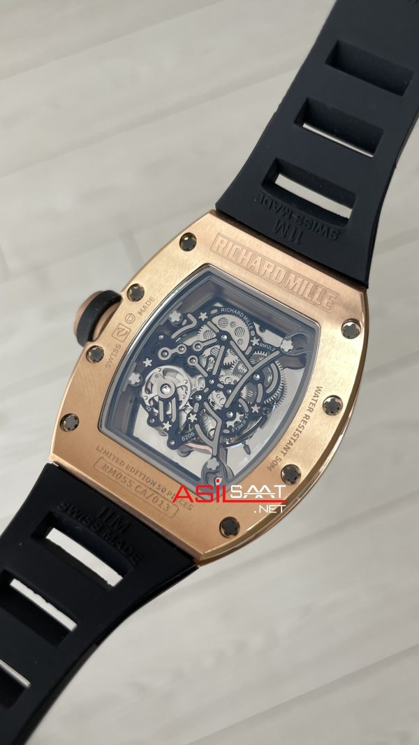 Richard Mille Bubba Watson RM055 Rose Replika Saat Richard Mille Bubba Watson RM055 Rose Replika Saat