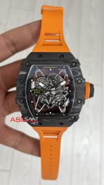 Richard Mille Rafael Nadal RM35-02 Turuncu Carbon Black Replika Saat