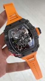 Richard Mille Rafael Nadal RM35-02 Turuncu Carbon Black Replika Saat