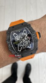 Richard Mille Rafael Nadal RM35-02 Turuncu Carbon Black Replika Saat