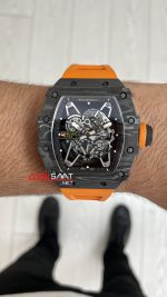 Richard Mille Rafael Nadal RM35-02 Turuncu Carbon Black Replika Saat
