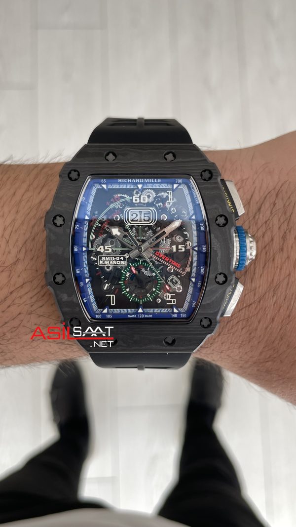 Richard Mille Roberto Mancini RM011-04 Titanium Flyback Carbon TPT Chronograph Richard Mille Roberto Mancini RM011-04 Titanium Flyback Carbon TPT Chronograph
