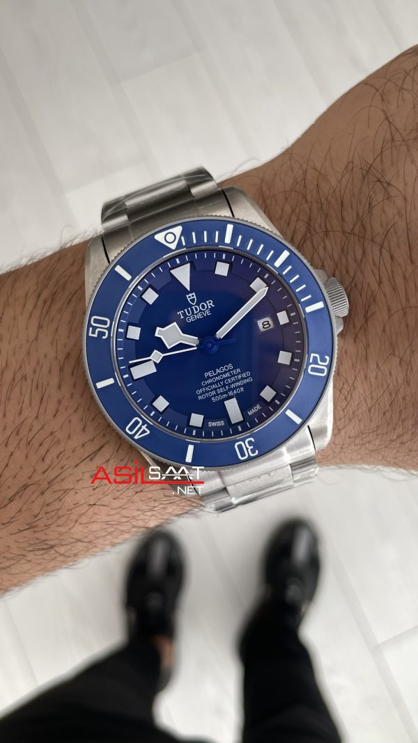 Tudor Pelagos M25600TB Mavi Replika Saat Tudor Pelagos M25600TB Mavi Replika Saat