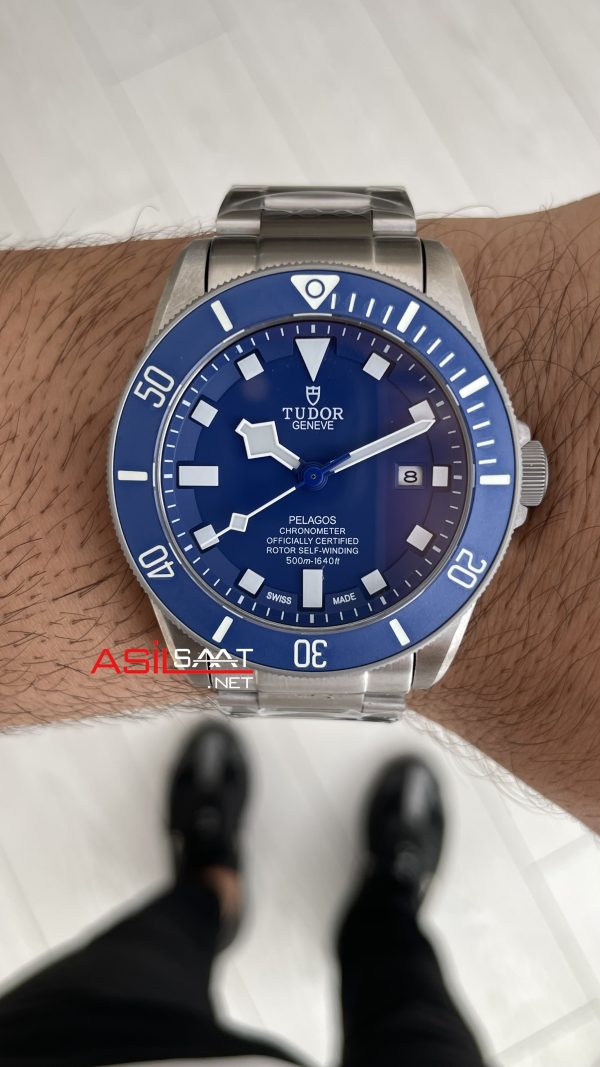 Tudor Pelagos M25600TB Mavi Replika Saat Tudor Pelagos M25600TB Mavi Replika Saat