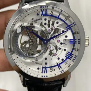 Vacheron Constantin Maitre Cabinotier Tourbillon Armillary Retrograde 57260 Çelik Kasa Beyaz Kadran