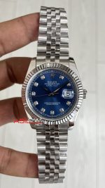Rolex Datejust Mavi Taşlı 126334 Blue Diamond Jubilee 41mm Replika Saat