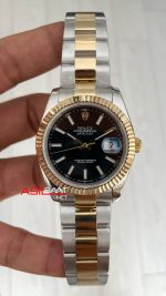 Rolex Datejust Siyah Kadran 126333 Oyster 41mm Two Tone Gold