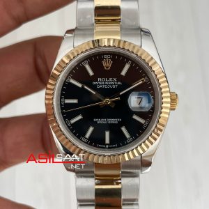 Rolex Datejust Siyah Kadran 126333 Oyster 41mm Two Tone Gold