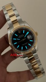 Rolex Datejust Siyah Kadran 126333 Oyster 41mm Two Tone Gold