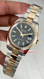 Rolex Datejust Siyah Kadran 126333 Oyster 41mm Two Tone Gold