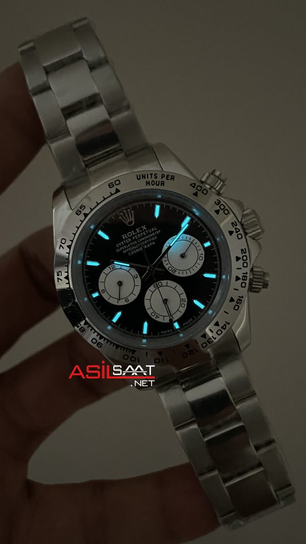 Rolex Daytona Baby LeMans 126509 Siyah Kadran 40mm Replika Saat