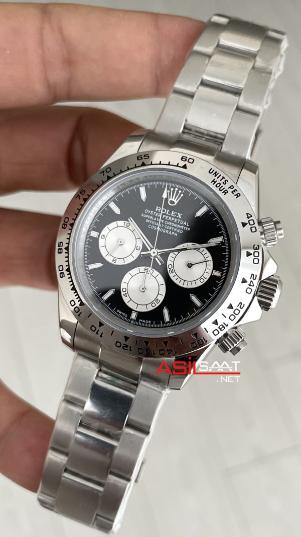Rolex Daytona Baby LeMans 126509 Siyah Kadran 40mm Replika Saat
