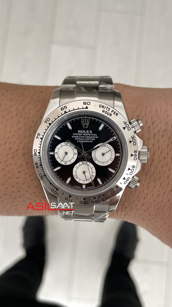 Rolex Daytona Baby LeMans 126509 Siyah Kadran 40mm Replika Saat