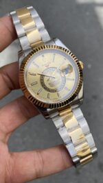 Rolex Sky Dweller Champagne 42 mm Oyster 326933 Replika Saat