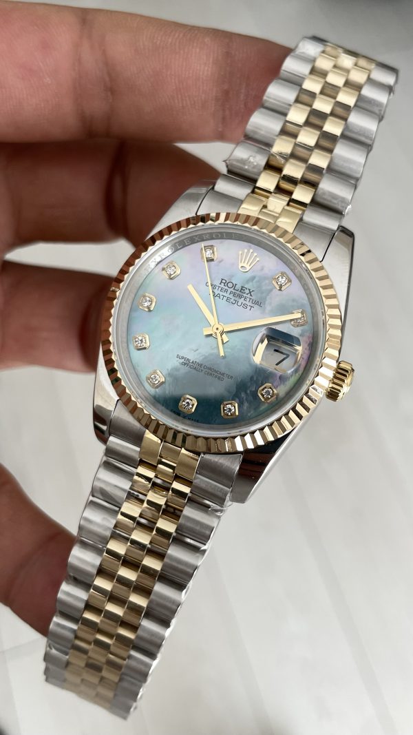 Rolex Datejust Mother Of Pearl Diamond 126233 Jubilee Two Tone Gold Ladies 36mm Kadın Kol Saati Rolex Datejust Mother Of Pearl Diamond 126233 Jubilee Two Tone Gold Ladies 36mm Kadın Kol Saati