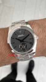Rolex Label Noir Tourbillon 40 mm Replika Saat