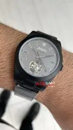 Rolex Label Noir Tourbillon Mat PVD Black 40mm Replika Saat