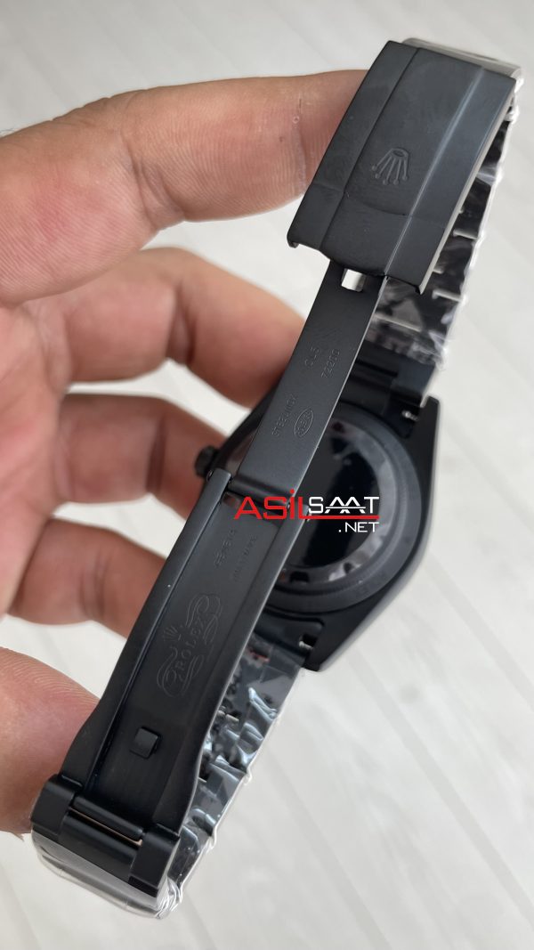 Rolex Label Noir Tourbillon Mat PVD Black 40mm Replika Saat Rolex Label Noir Tourbillon Mat PVD Black 40mm Replika Saat