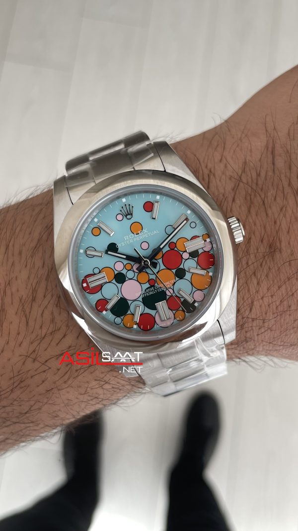 Rolex Oyster Perpetual Celebration 124300 Turkuaz 41mm