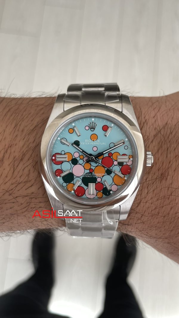 Rolex Oyster Perpetual Celebration 124300 Turkuaz 41mm