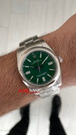 Rolex Oyster Perpetual Green 134300 Yeşil 41mm Replika Saat