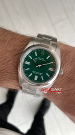 Rolex Oyster Perpetual Green 134300 Yeşil 41mm Replika Saat