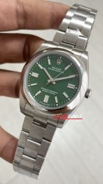 Rolex Oyster Perpetual Green 134300 Yeşil 41mm Replika Saat