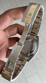 Rolex Sky Dweller Champagne 336933 Oyster 42mm Two Tone Gold Replika Saat