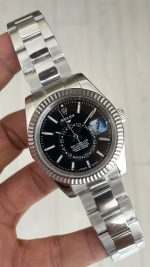Rolex Sky Dweller Siyah 336934 Oyster 42mm Replika Saat
