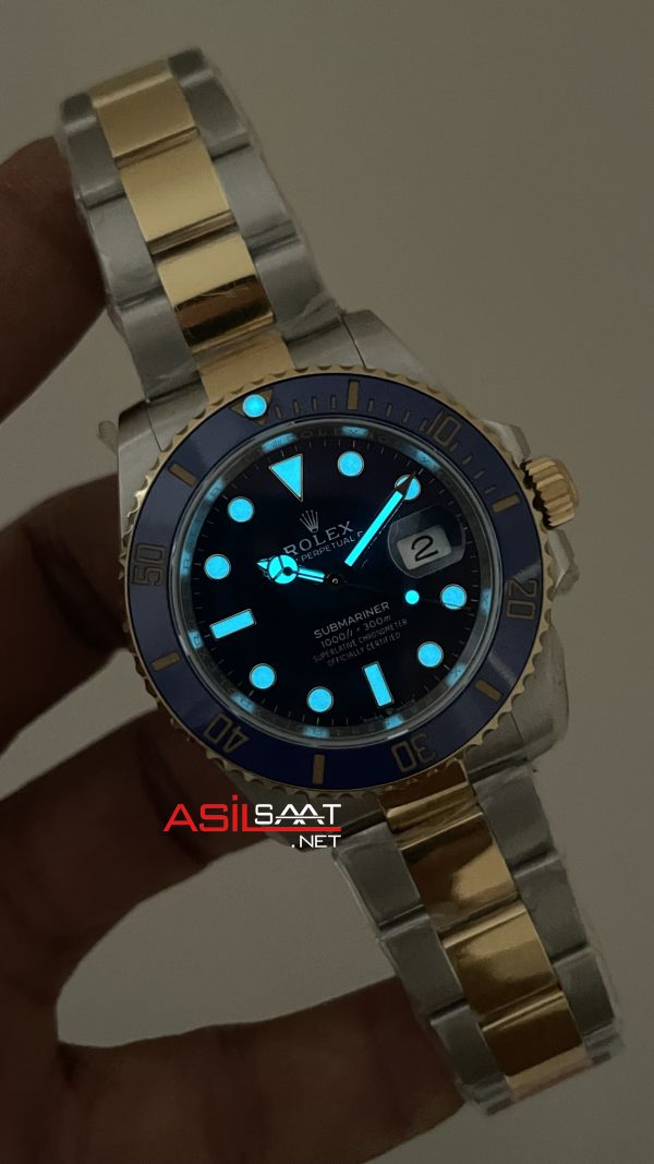 Rolex Submariner Bluesy 126613LB Two Tone Gold 41mm 3235 Clean Factory Swiss ETA Saat Rolex Submariner Bluesy 126613LB Two Tone Gold 41mm 3235 Clean Factory Swiss ETA Saat