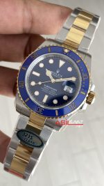 Rolex Submariner Bluesy 126613LB Two Tone Gold 41mm 3235 Clean Factory Swiss ETA Saat