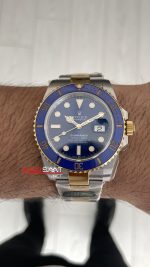 Rolex Submariner Bluesy 126613LB Two Tone Gold 41mm 3235 Clean Factory Swiss ETA Saat