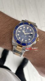 Rolex Submariner Bluesy 126613LB Two Tone Gold 41mm 3235 Clean Factory Swiss ETA Saat