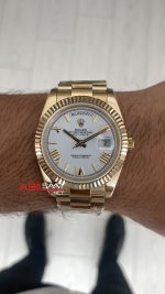 Rolex Day Date Beyaz 228238 President Gold 40mm