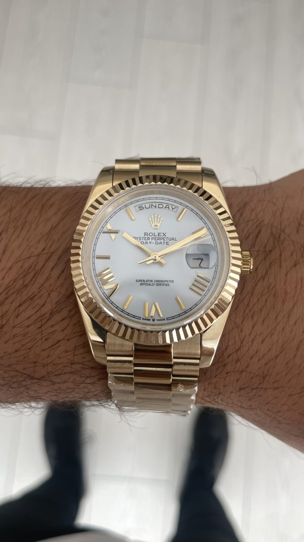 Rolex Day Date Beyaz 228238 President Gold 40mm Rolex Day Date Beyaz 228238 President Gold 40mm
