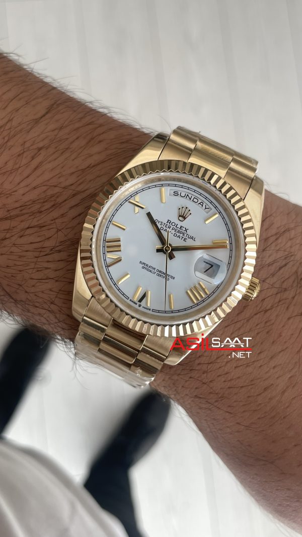 Rolex Day Date Beyaz 228238 President Gold 40mm Rolex Day Date Beyaz 228238 President Gold 40mm