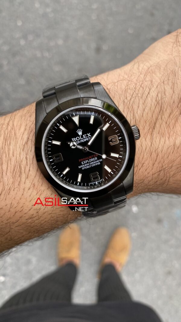 Rolex Explorer Pro Hunter 214270 PVD Replika Saat Rolex Explorer Pro Hunter 214270 PVD Replika Saat