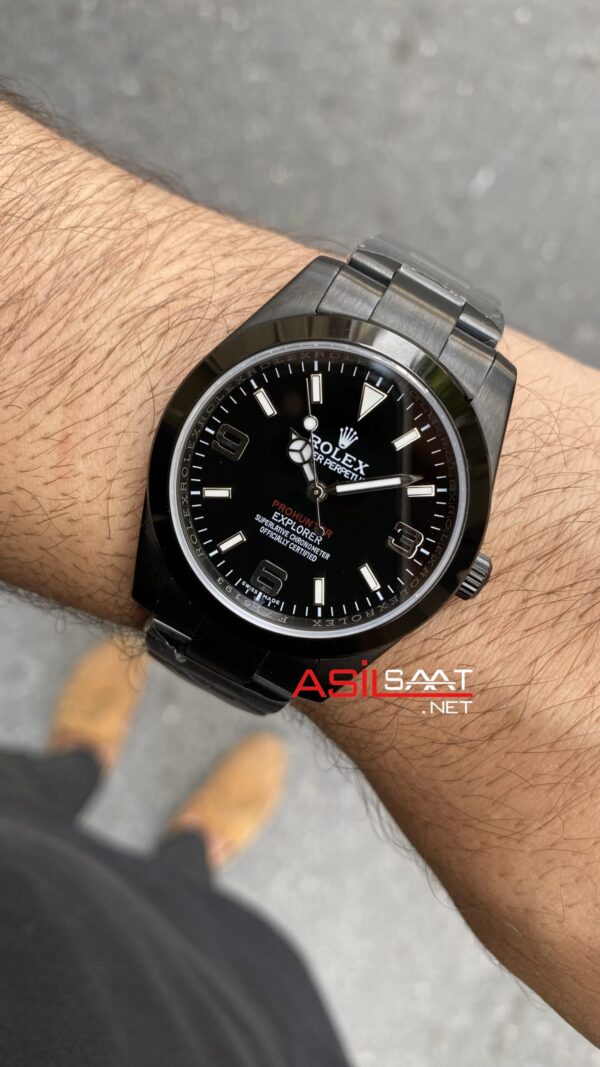 Rolex Explorer Pro Hunter 214270 PVD Replika Saat Rolex Explorer Pro Hunter 214270 PVD Replika Saat
