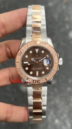 Rolex Yacht Master Chocolate 126621 Kahverengi Çikolata Kadran Everose 40 mm Rose Gold Replika Saat